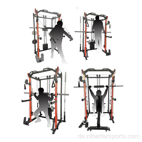 Longmen Rahmen multifunktionaler Squat Rack Fitness-Geräte